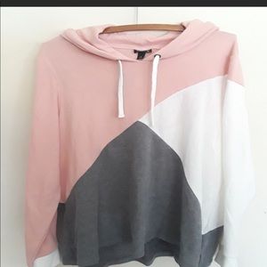 Torrid Size 2X Colorblock Hoodie sweatshirt